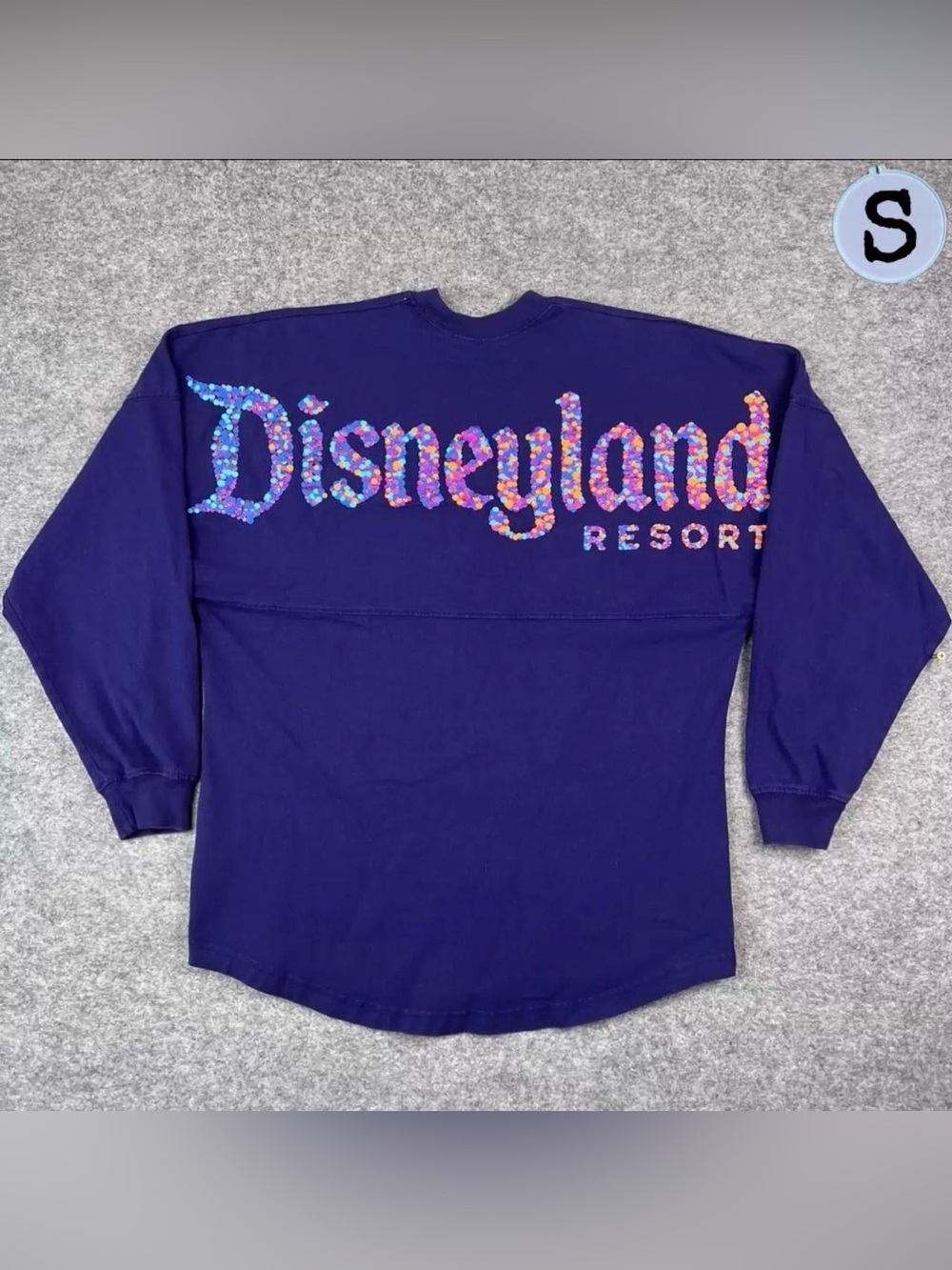 Disneyland Resort Spirit Jerseys Spellout Long Sleeve Tee Shirt